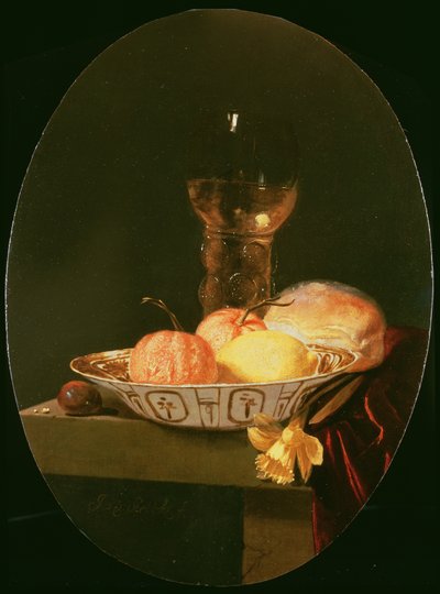 Pomeranzes in a Chinese bowl by Jurian van Streeck or Streek